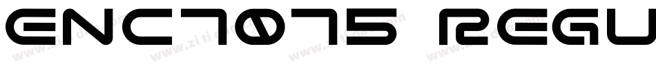 enc7075 Regular字体转换